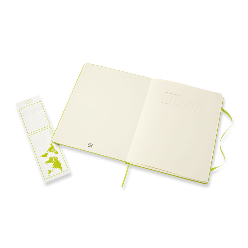 Moleskine Notebook XL Plain Hard Lemon Green image number 3